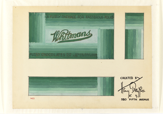 Drawing, Design for Packaging, Whitman's