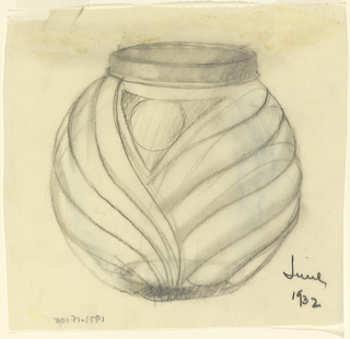 Drawing, Specialty Jar, Capstan Glass Co.