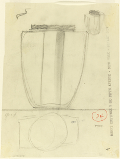 Drawing, Jar, Capstan Glass Co.