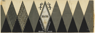 Drawing, Design for Product Label, Higgins' Vegetable Glue