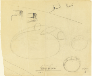Drawing, Lavatory installation, for Crane Co.