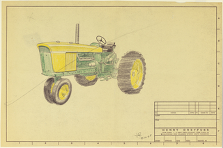 Drawing, Design for a Tractor