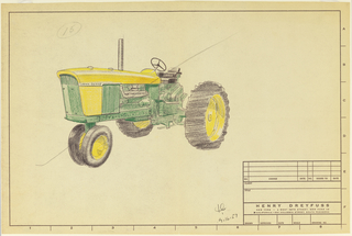 Drawing, Tractor, for John Deere