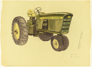 Drawing, Design for a Tractor (front and side screens)