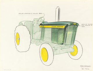 Drawing, Preliminary Design for a Tractor, Model 5010