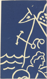 Drawing, Design for Textile: Nautical Motifs