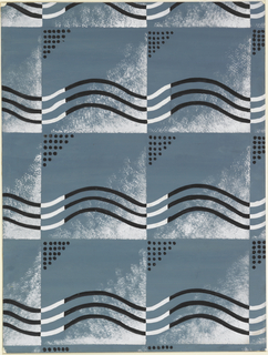 Drawing, Textile Design: Wavy Lines