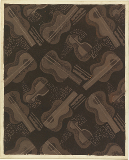 Drawing, Design for Carpet, Mezzanine and Second-Floor Restaurant, International Casino Stairway, 1530 Broadway, New York, NY