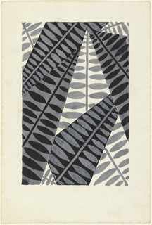 Drawing, Design for Greeting Card, "Vanishing"