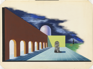 Drawing, Design for Cosmetics Building, New York World's Fair 1939–40