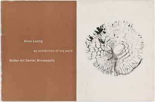 Catalogue, Exhibition catalog for "Alvin Lustig, an exhibition of his work" at the Walker Art Center, Minneapolis, MN