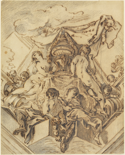 Drawing, Project for a Corner Motif of a Painted Ceiling
