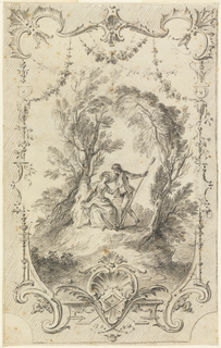 Drawing, Le Berger empressé