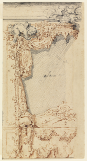 Drawing, Design for Decoration of a Bed Alcove