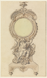 Drawing, Design for a Clock Case
