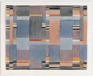 Drawing, Design for Double Woven Cloth