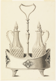 Drawing, Design for a Cruet Stand