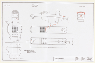 Drawing, Design for Garlic Press