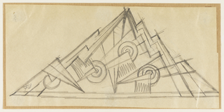 Drawing, Study for Painting, Skyscrapers