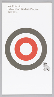 Poster, Yale University School of Art Graduate Program: 1991-1992