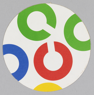 Print, Visitors Center Columbus, Indiana, Sticker