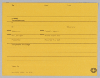 Print, Citibank phone message design