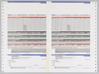 Print, Citibank Statement Design