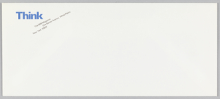 Print, IBM Think Envelope