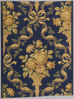 Sidewall, Floral Brocade