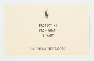 Cards, Protect Me From What I Want Cards