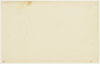 Drawing, Dog, Shown from Behind