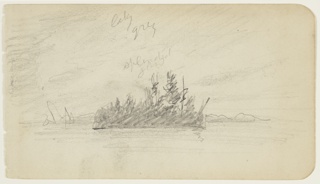 Drawing, Wooded Island, Maine