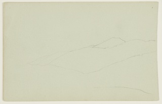 Drawing, Adirondack Mountains, Part One
