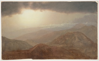 Drawing, Storm in the Mountains, Jamaica