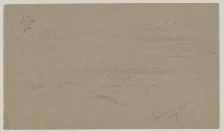 Drawing, Landscape Sketch, Jamaica