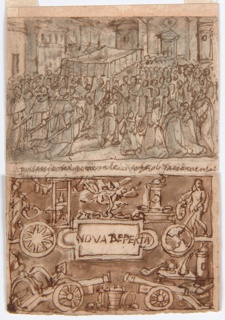 Drawing, Procession of the Sacrament
