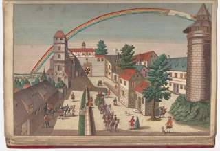 Bound Print, Vuë de la Place du Château Impérial à Nuremburg (View of the Imperial Castle Square in Nuremburg)