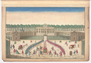 Bound Print, Vue de l'Entreé du Chateau de Marly (View of the Entrance to Marly Palace)