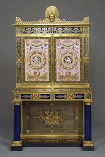 Royal Jewel Cabinet with Sèvres Plaques Cabinet