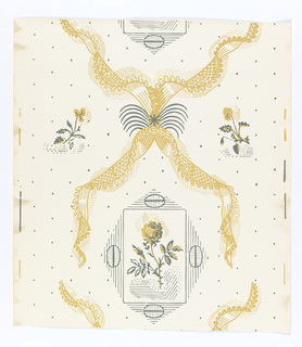 Sidewall, Rose and Lace