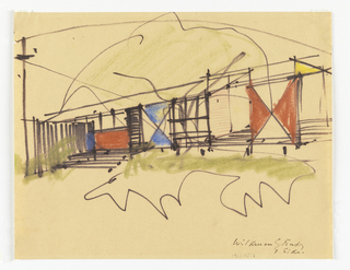 Drawing, Facade for Proposed Cottage for Kirk Wilkinson, Wellfleet, MA