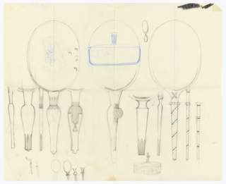 Drawing, Designs for Silent Butlers