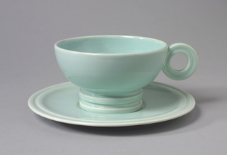 Café Au Lait Cup And Saucer (France)