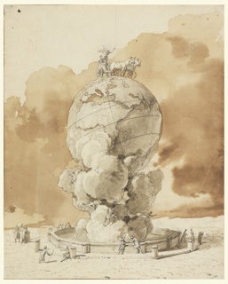 Drawing, Design for a Public Monument to be Erected on a Paris Square