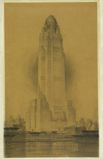 Drawing, Design for a Skyscraper