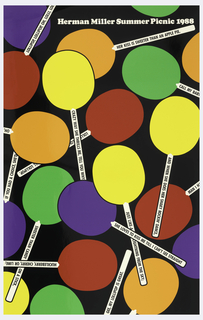 Poster, Herman Miller Summer Picnic, 1988