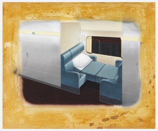 Drawing, Design for Streamline Sleeper Car with Two Seat Compartment