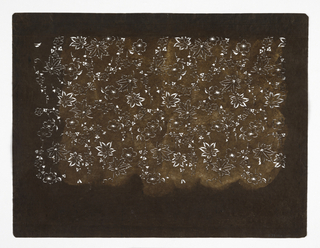 Katagami, Maple Leaves and Blossoms