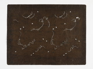 Katagami, Sparrows and Vines