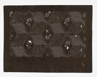 Katagami, Zigzag Motif and Maple